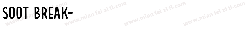 soot break字体转换